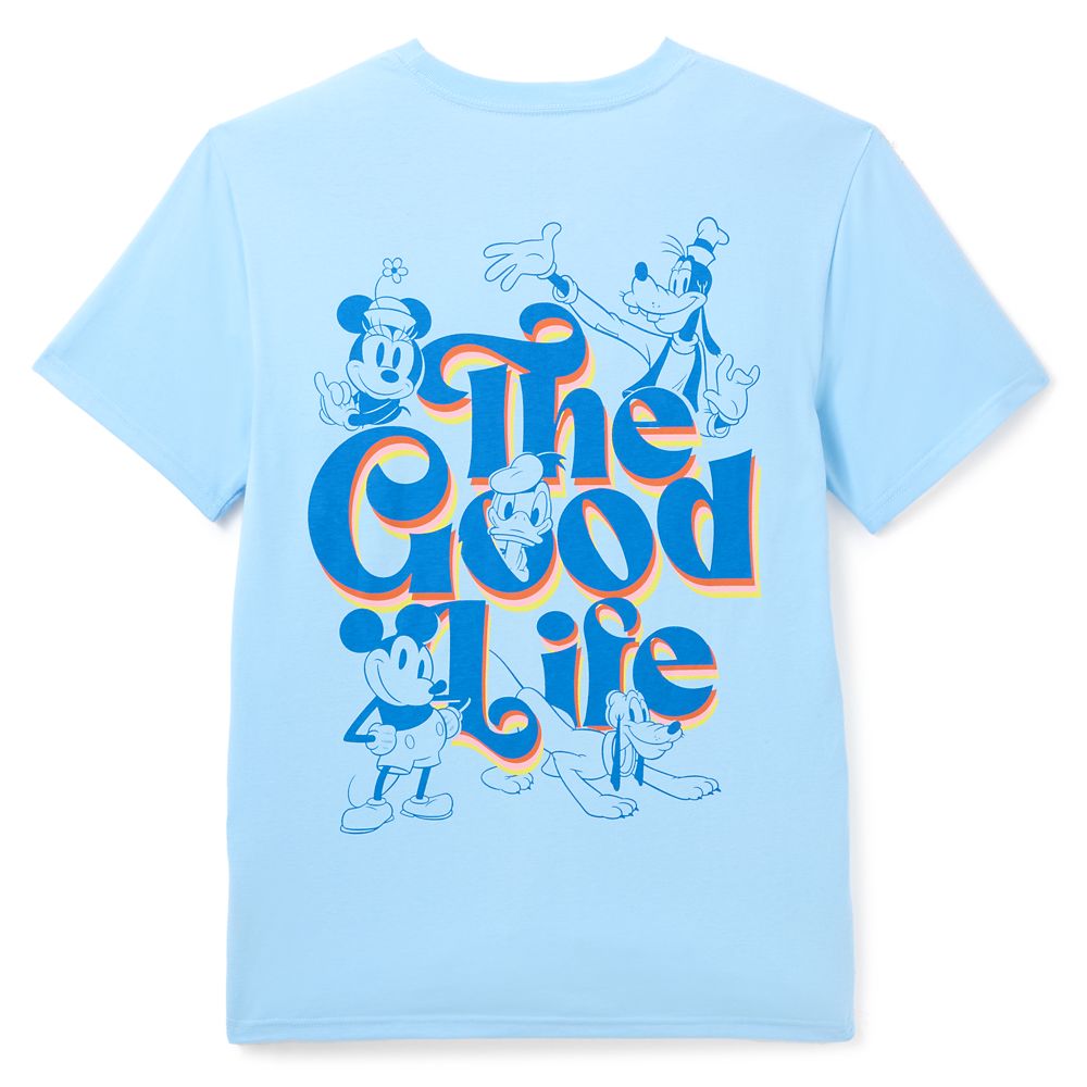 Mickey Mouse and Friends ''The Good Life'' Pocket T-Shirt for Adults