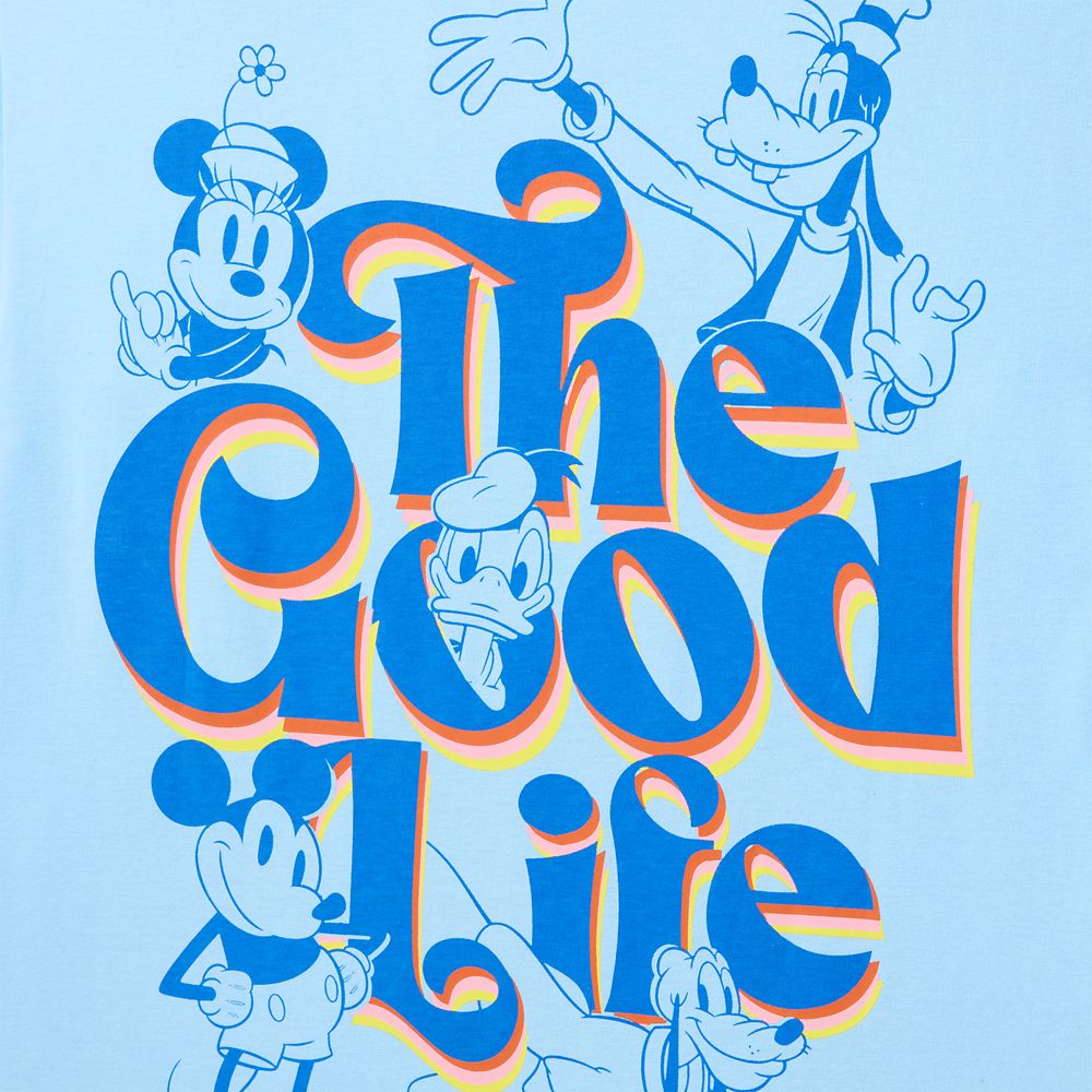 Mickey Mouse and Friends ''The Good Life'' Pocket T-Shirt for Adults