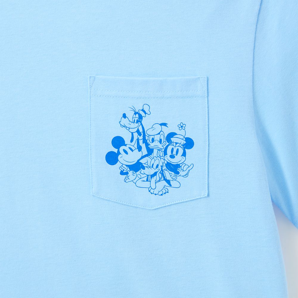 Mickey Mouse and Friends ''The Good Life'' Pocket T-Shirt for Adults