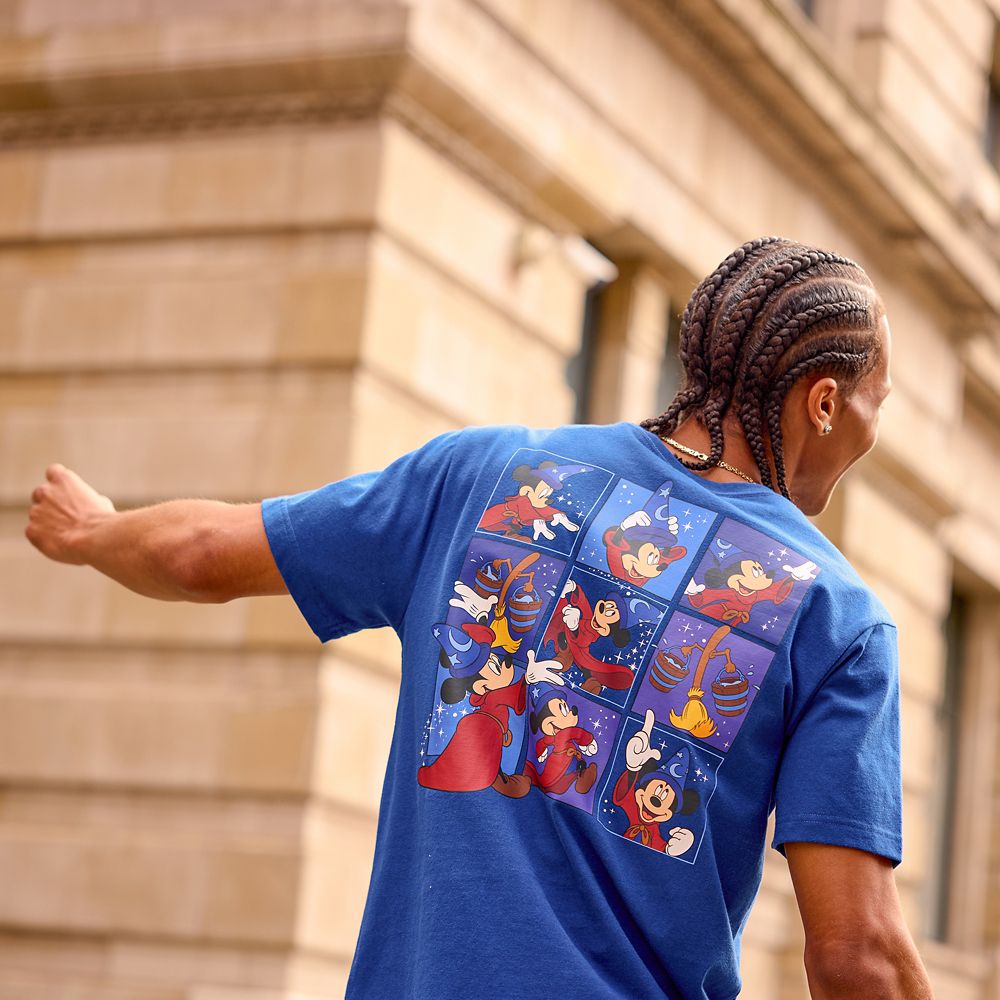 Sorcerer Mickey Mouse T-Shirt for Adults