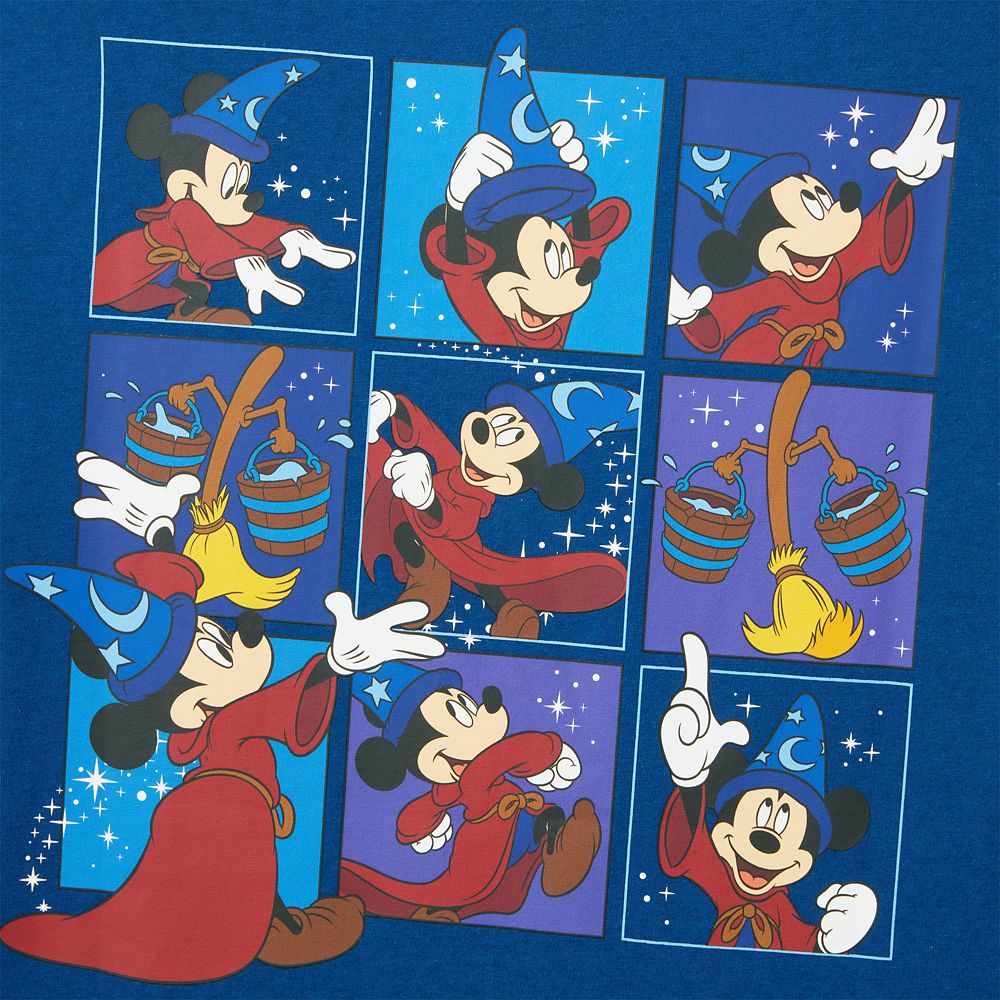 Sorcerer Mickey Mouse T-Shirt for Adults
