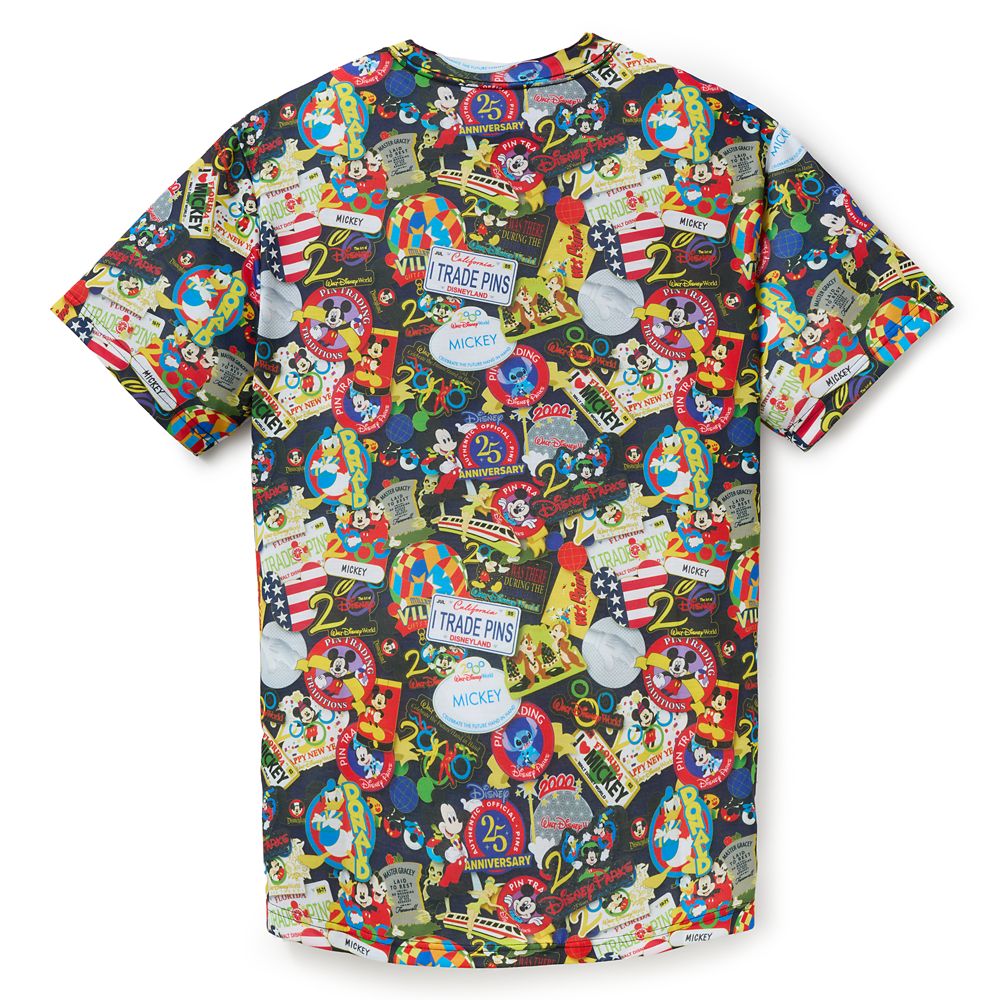 Disney Pin Trading 25th Anniversary Allover T-Shirt for Adults