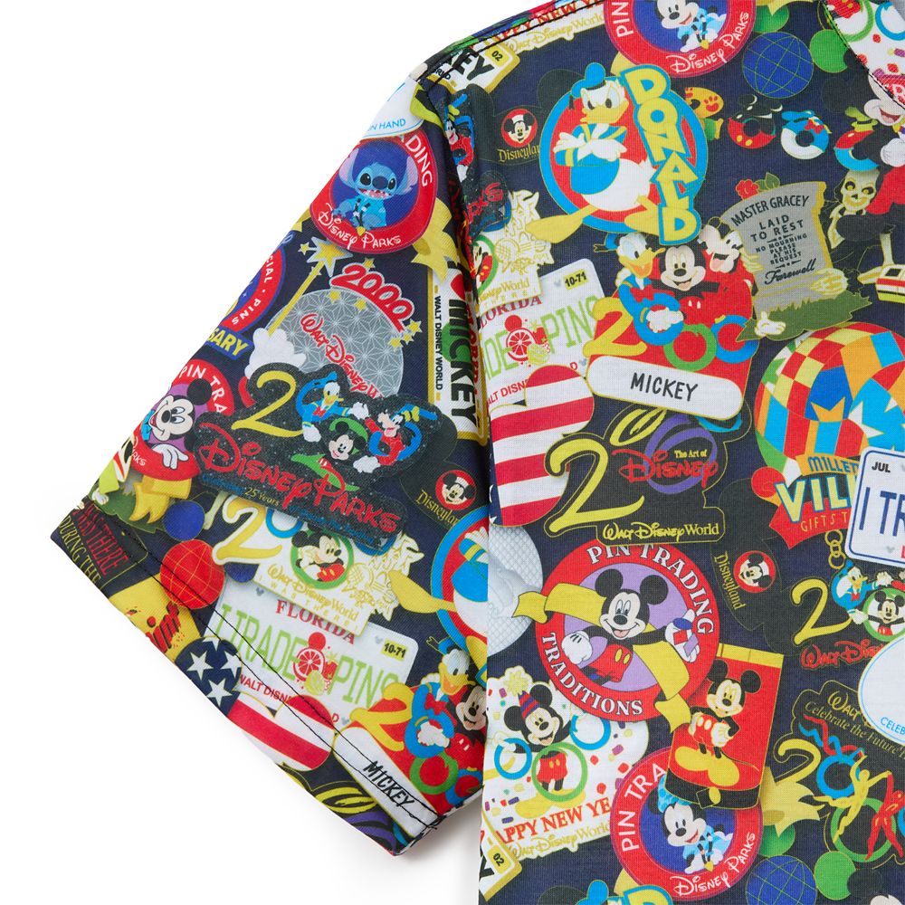 Disney Pin Trading 25th Anniversary Allover T-Shirt for Adults