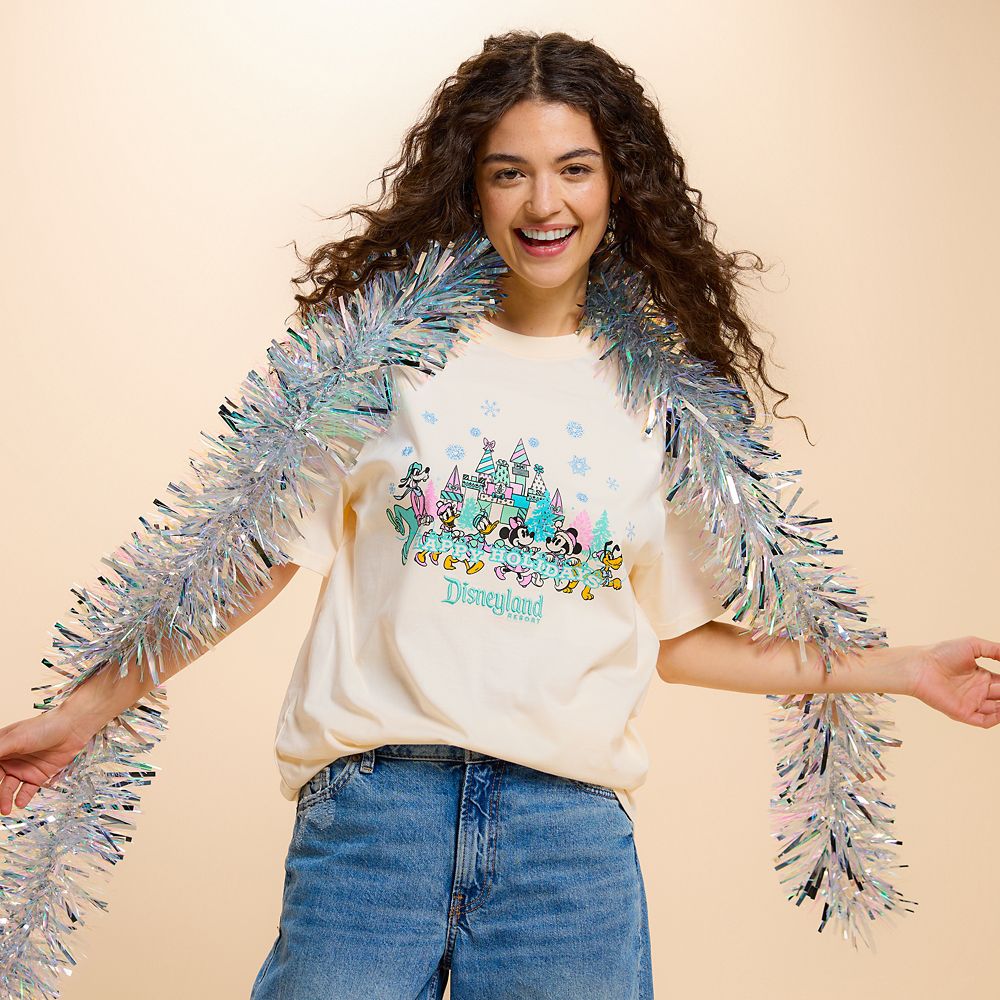 Mickey Mouse and Friends Holiday T-Shirt for Adults &ndash; Disneyland