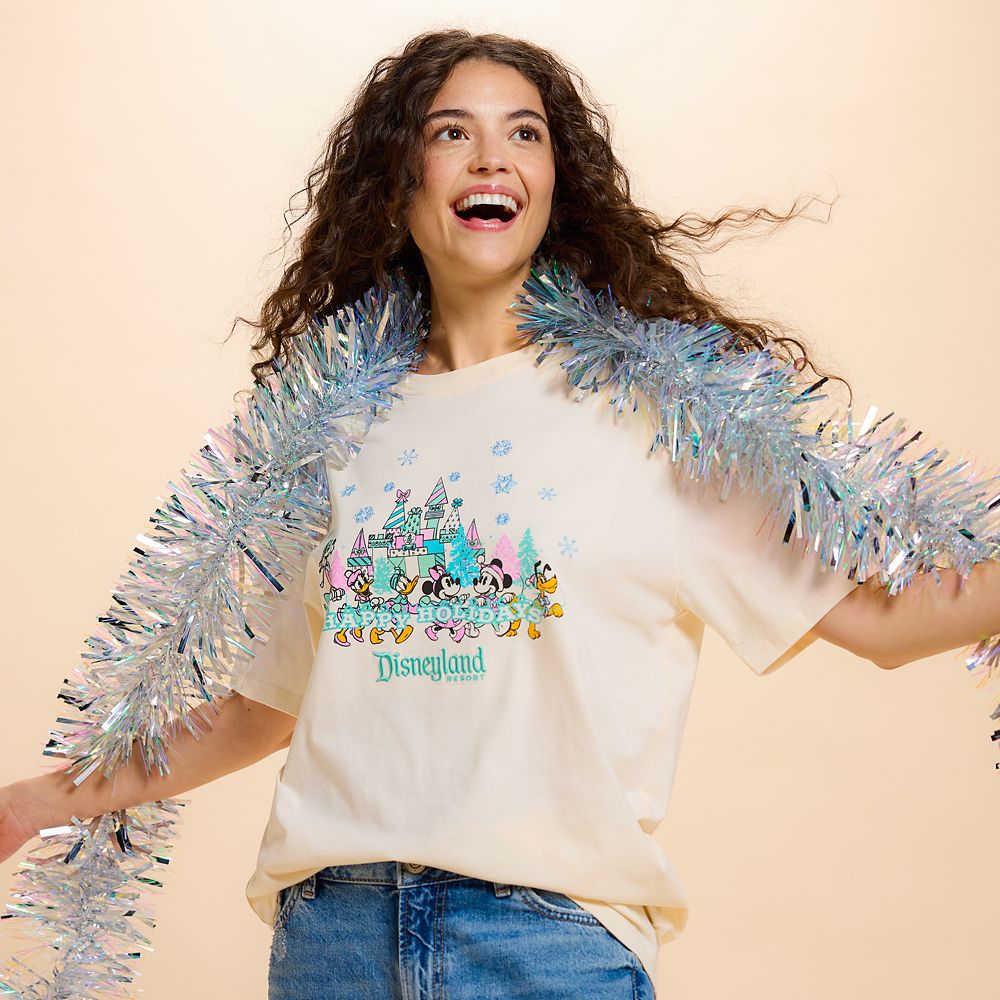 Mickey Mouse and Friends Holiday T-Shirt for Adults &ndash; Disneyland