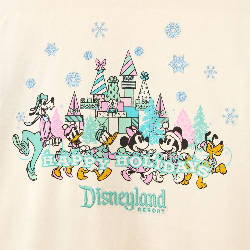 Mickey Mouse and Friends Holiday T-Shirt for Adults &ndash; Disneyland