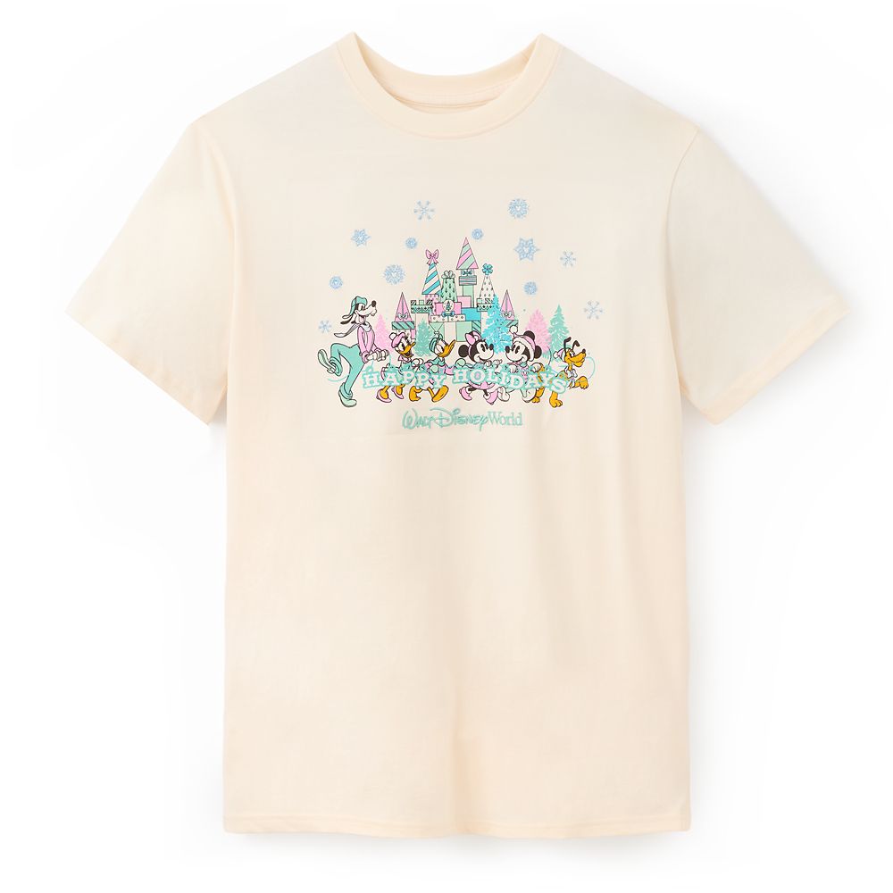 Mickey Mouse and Friends Holiday T-Shirt for Adults Walt Disney World