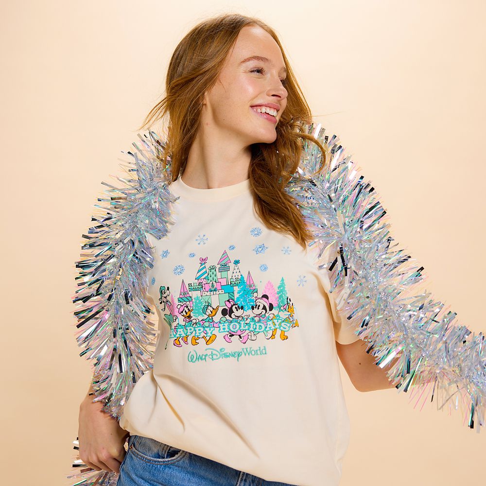 Mickey Mouse and Friends Holiday T-Shirt for Adults &ndash; Walt Disney World
