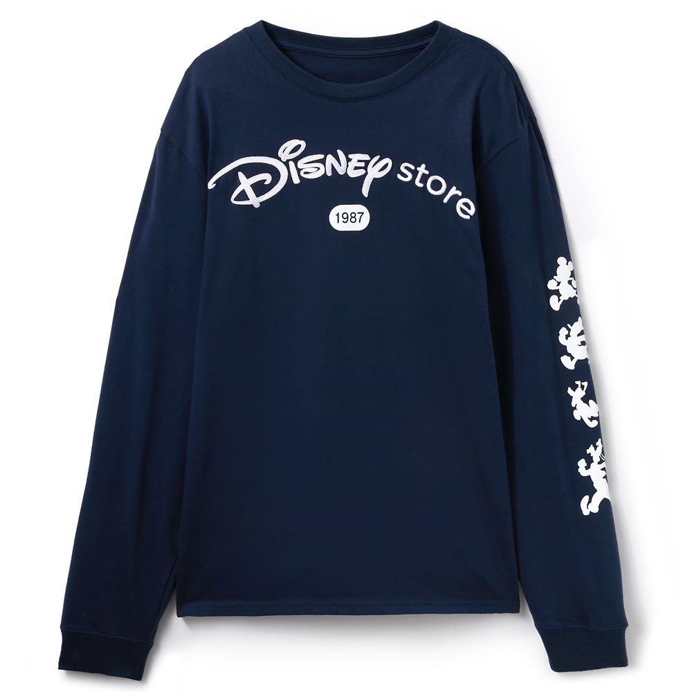 Disney Store Long Sleeve Logo T-Shirt for Adults Exclusive