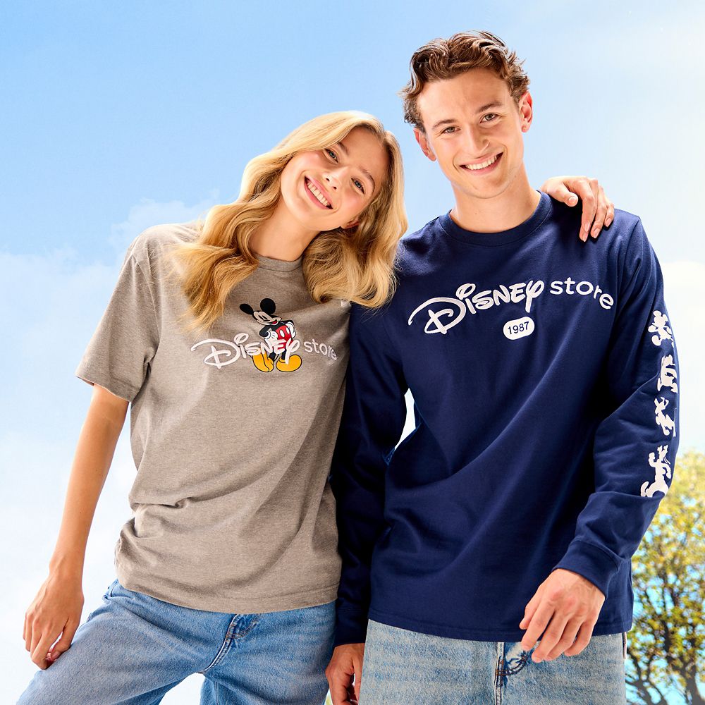 Disney Store Long Sleeve Logo T-Shirt for Adults - Exclusive