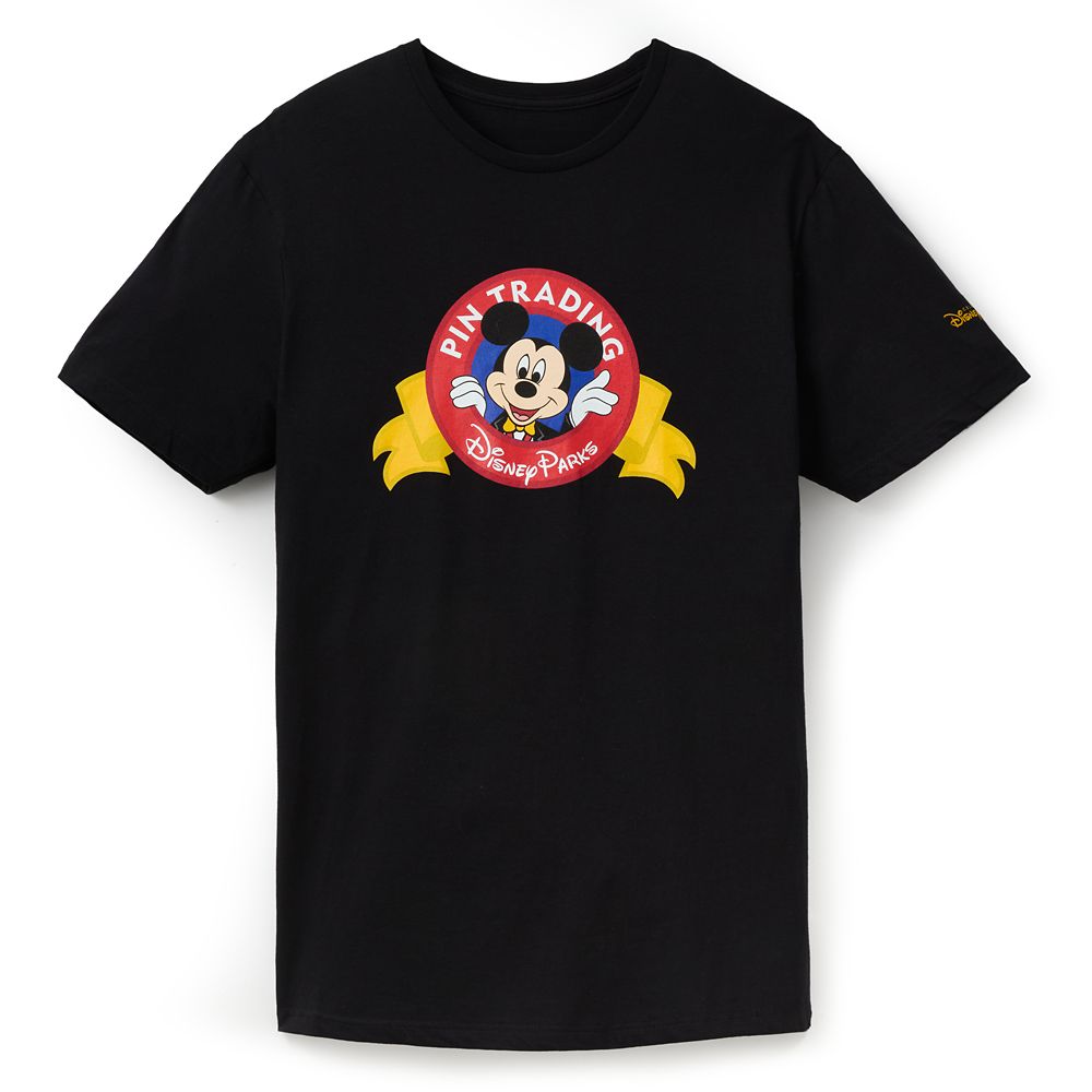 Mickey Mouse Disney Pin Trading 25th Anniversary T-Shirt for Adults