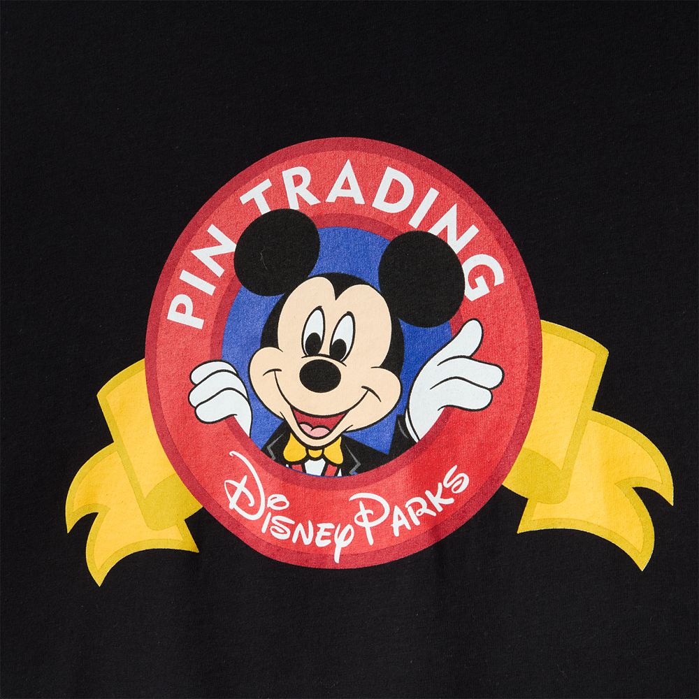 Mickey Mouse Disney Pin Trading 25th Anniversary T-Shirt for Adults