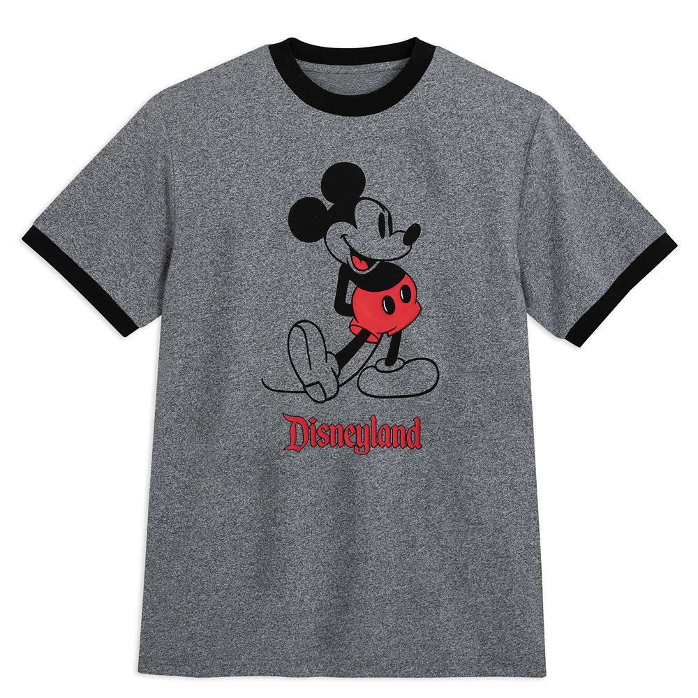 Mickey Mouse Standing Ringer T-Shirt for Adults – Disneyland | Disney Store