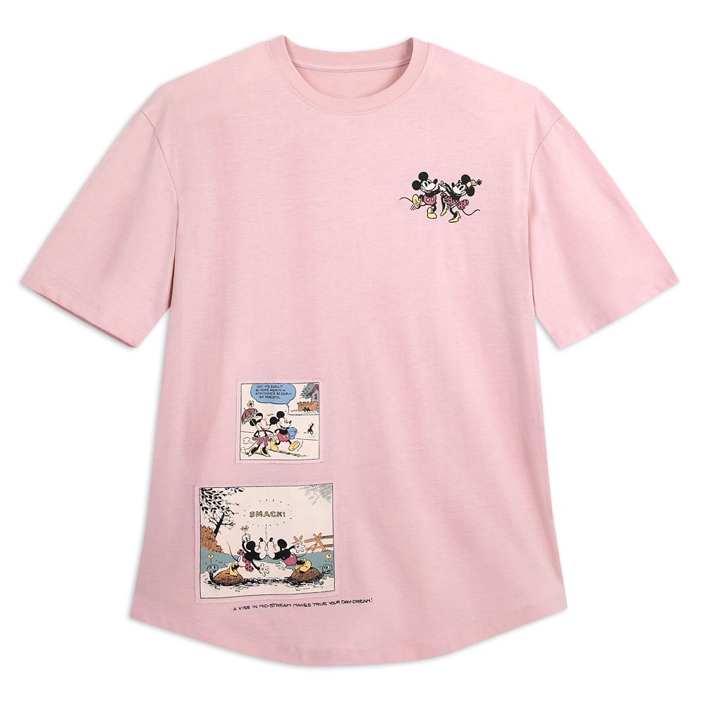 Mickey and Minnie Mouse Valentines Day T-Shirt for Adults Official shopDisney