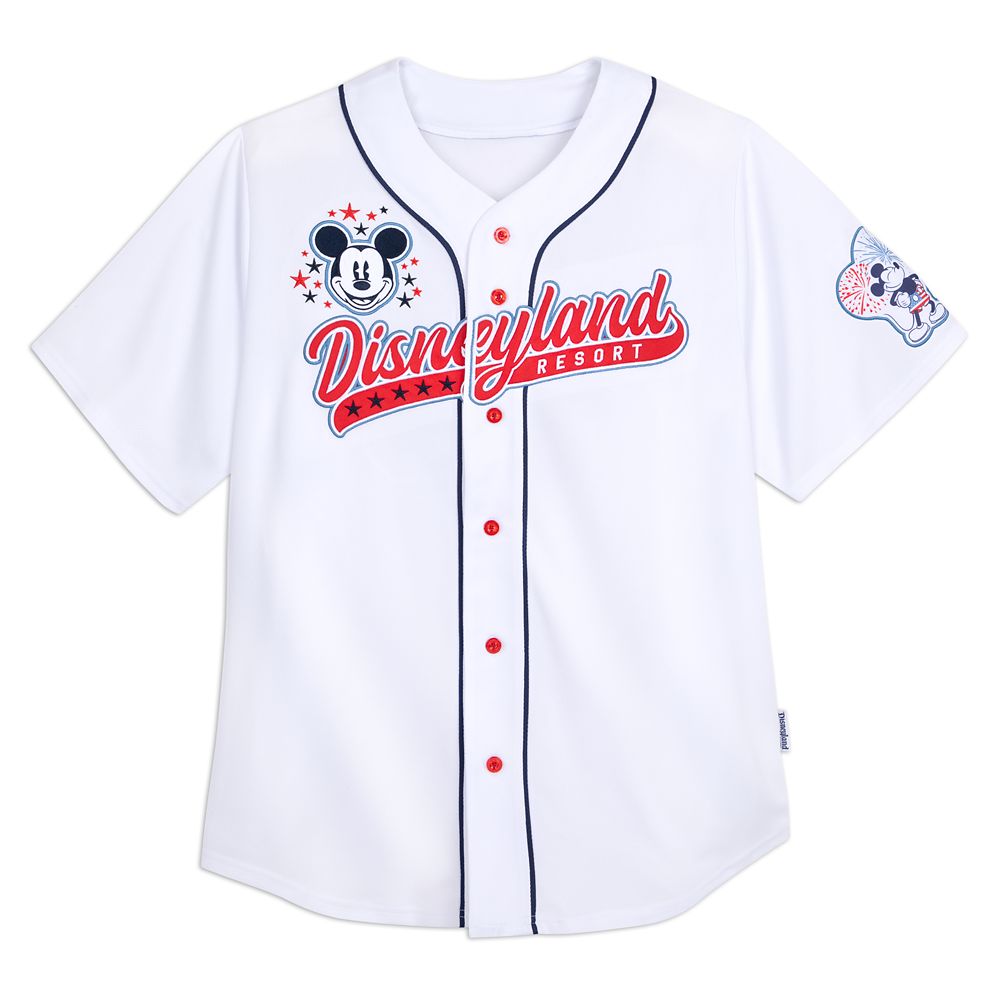 Mickey Mouse Americana Baseball Jersey for Adults Disneyland