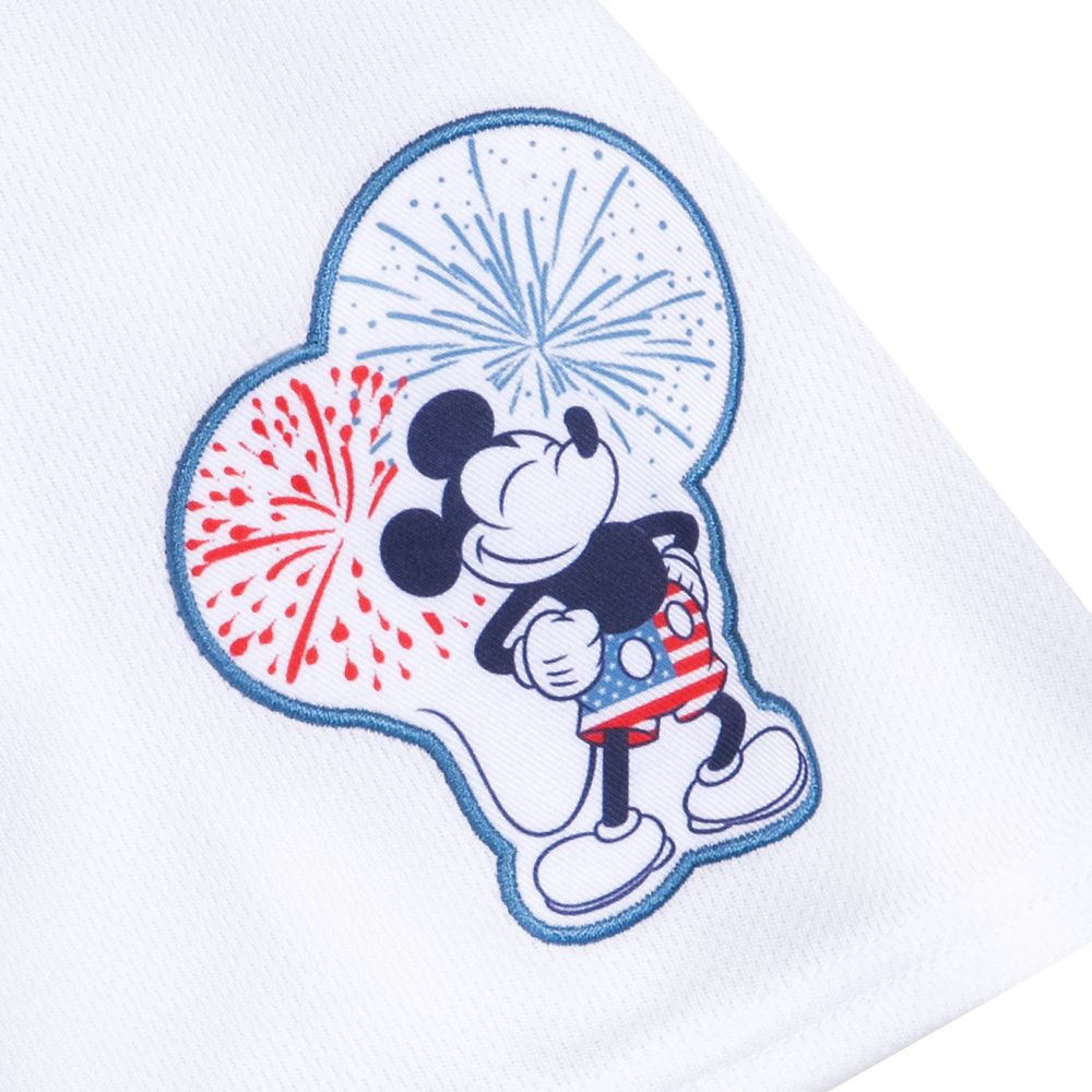 Mickey Mouse Americana Baseball Jersey for Adults - Disneyland