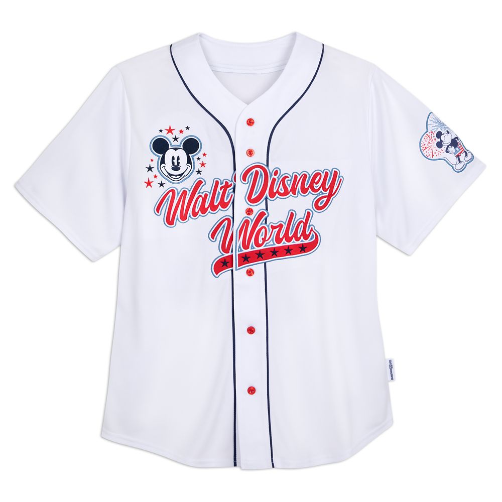 Mickey Mouse Americana Baseball Jersey for Adults Walt Disney World