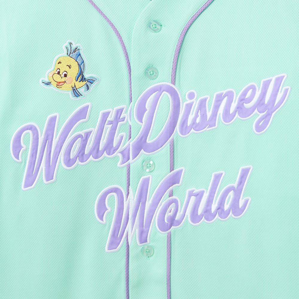 Ariel Baseball Shirt for Adults &ndash; The Little Mermaid &ndash; Walt Disney World