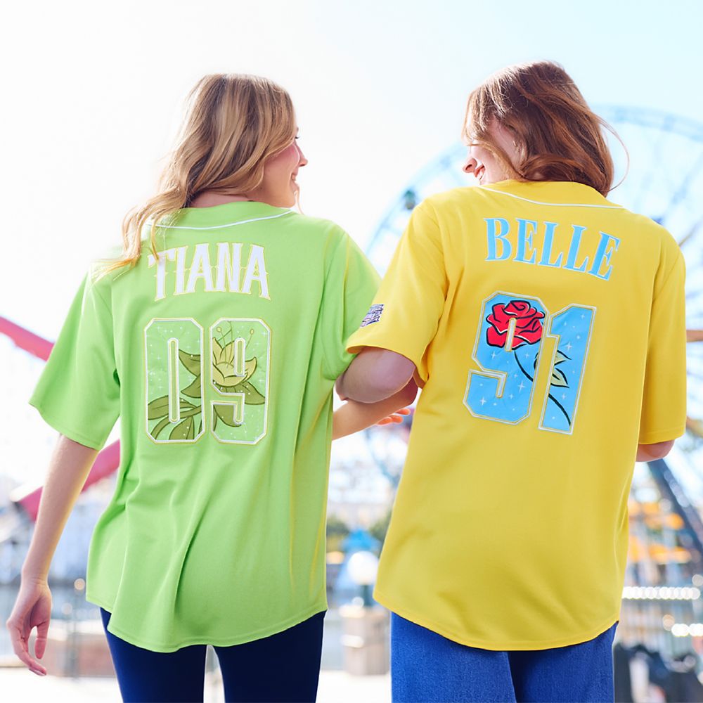 Belle Baseball Shirt for Adults &ndash; Beauty and the Beast &ndash; Disneyland