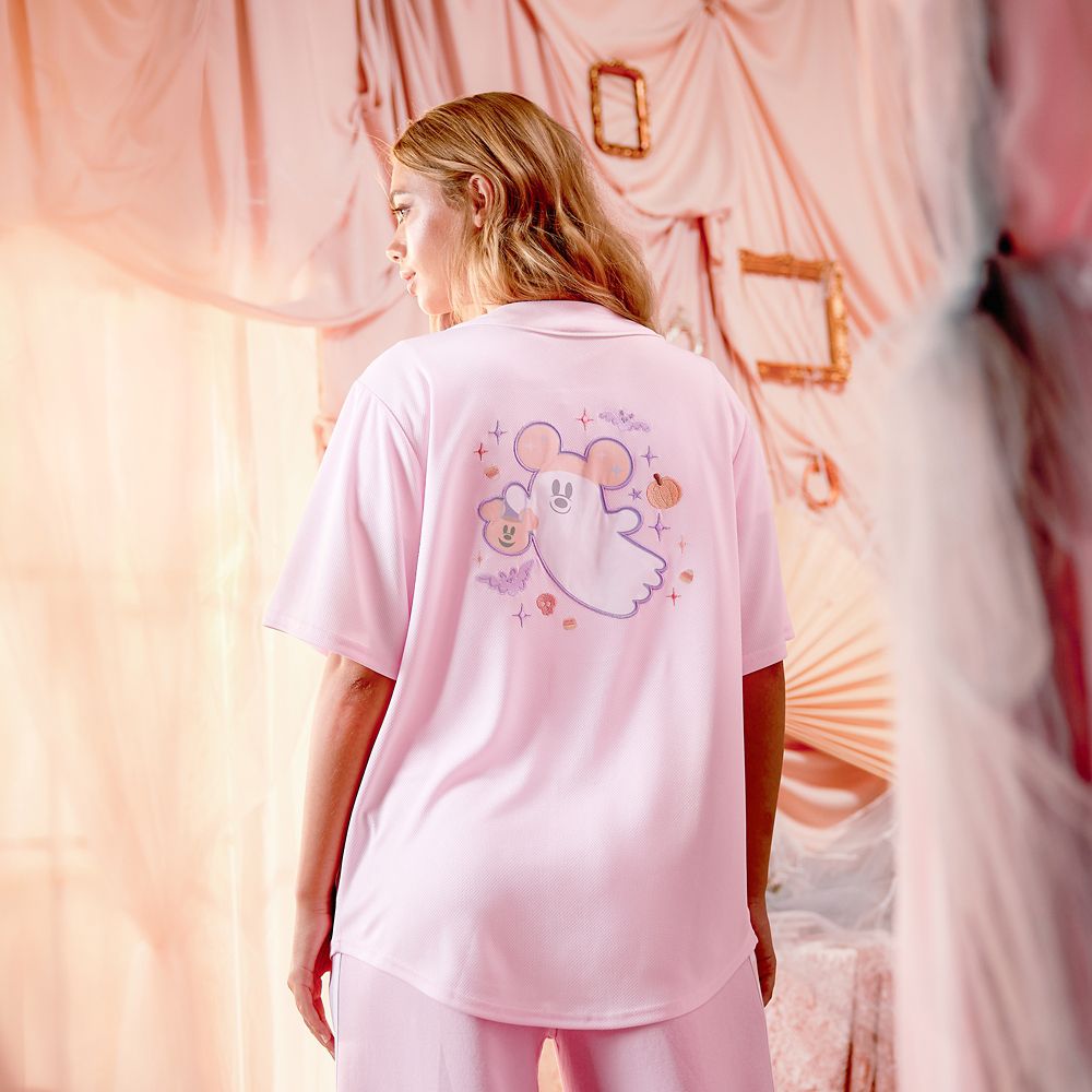 Mickey Mouse Cutie Ghost Baseball Jersey for Adults