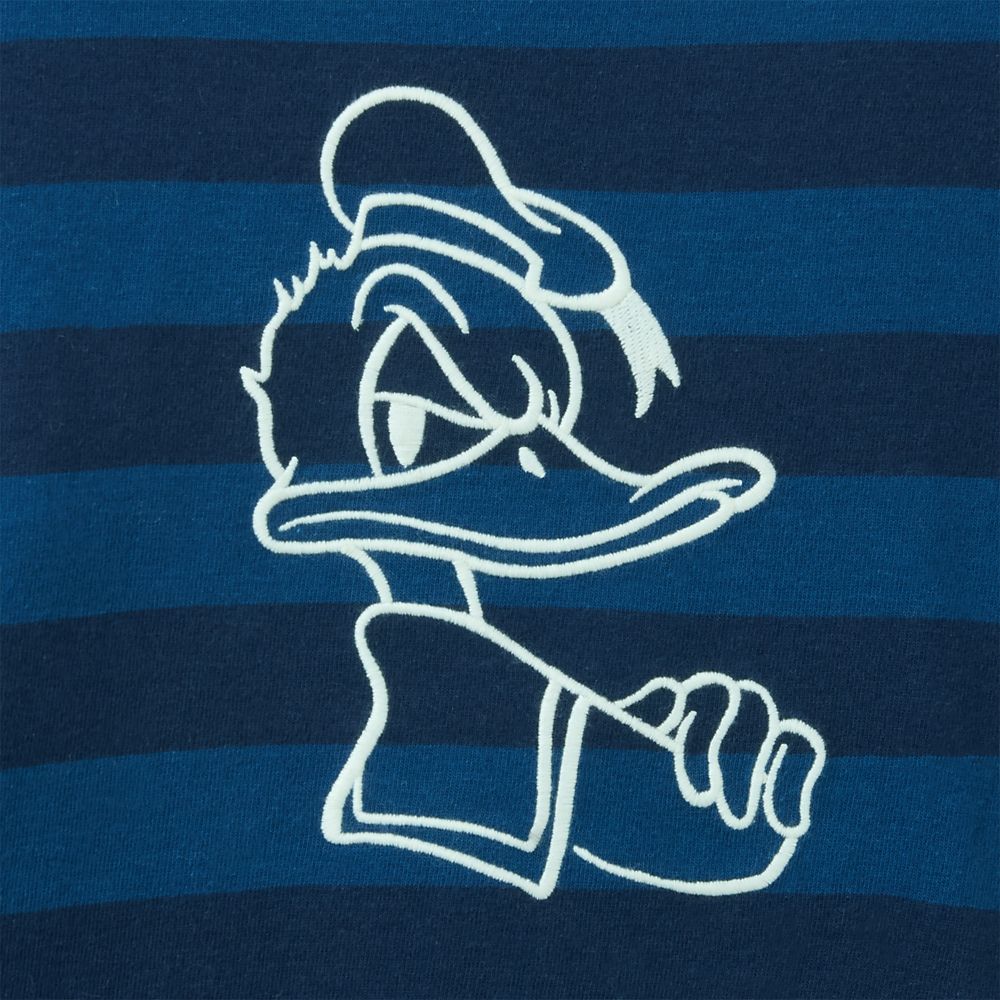 Donald Duck Striped T-Shirt for Adults by Our Universe