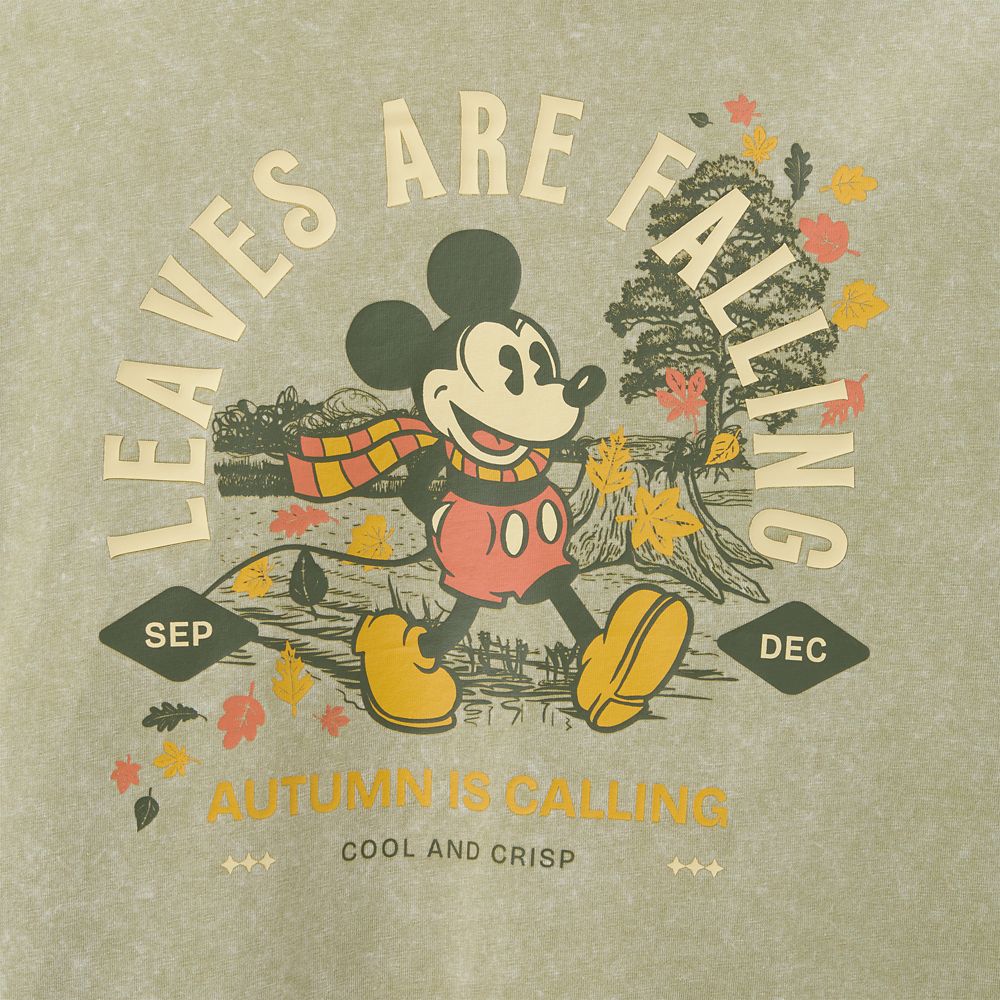 Mickey Mouse Fall T-Shirt for Adults