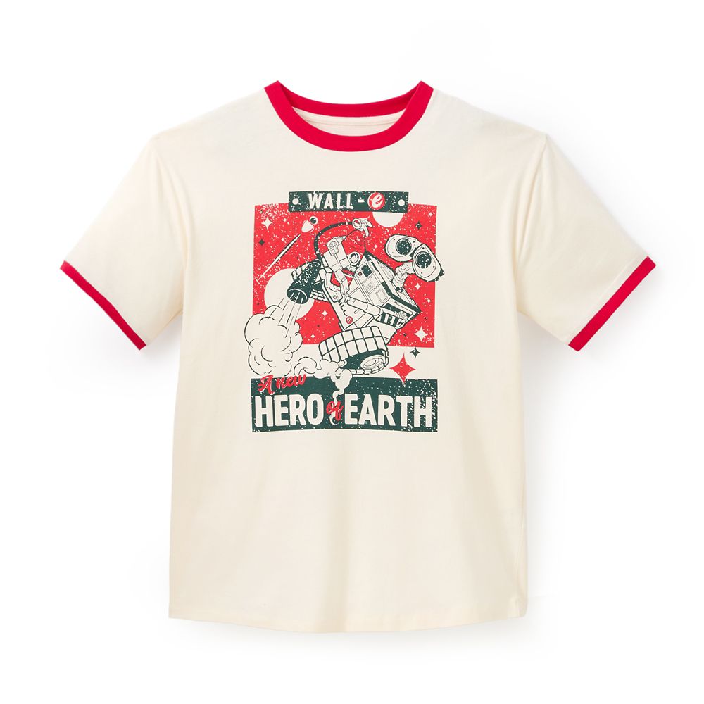 WALL&bull;E and E.V.E. Ringer T-Shirt for Adults