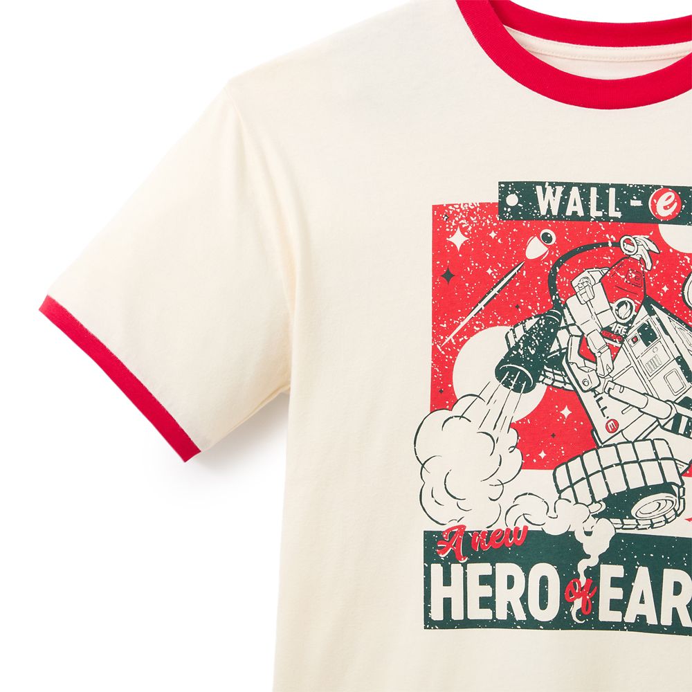 WALL&bull;E and E.V.E. Ringer T-Shirt for Adults
