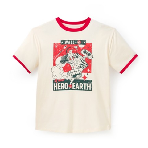 Мужские футболки Disney WALL•E and E.V.E. Ringer T-Shirt for Adults
