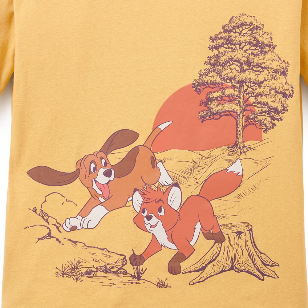 The Fox and the Hound Long Sleeve T-Shirt for Adults