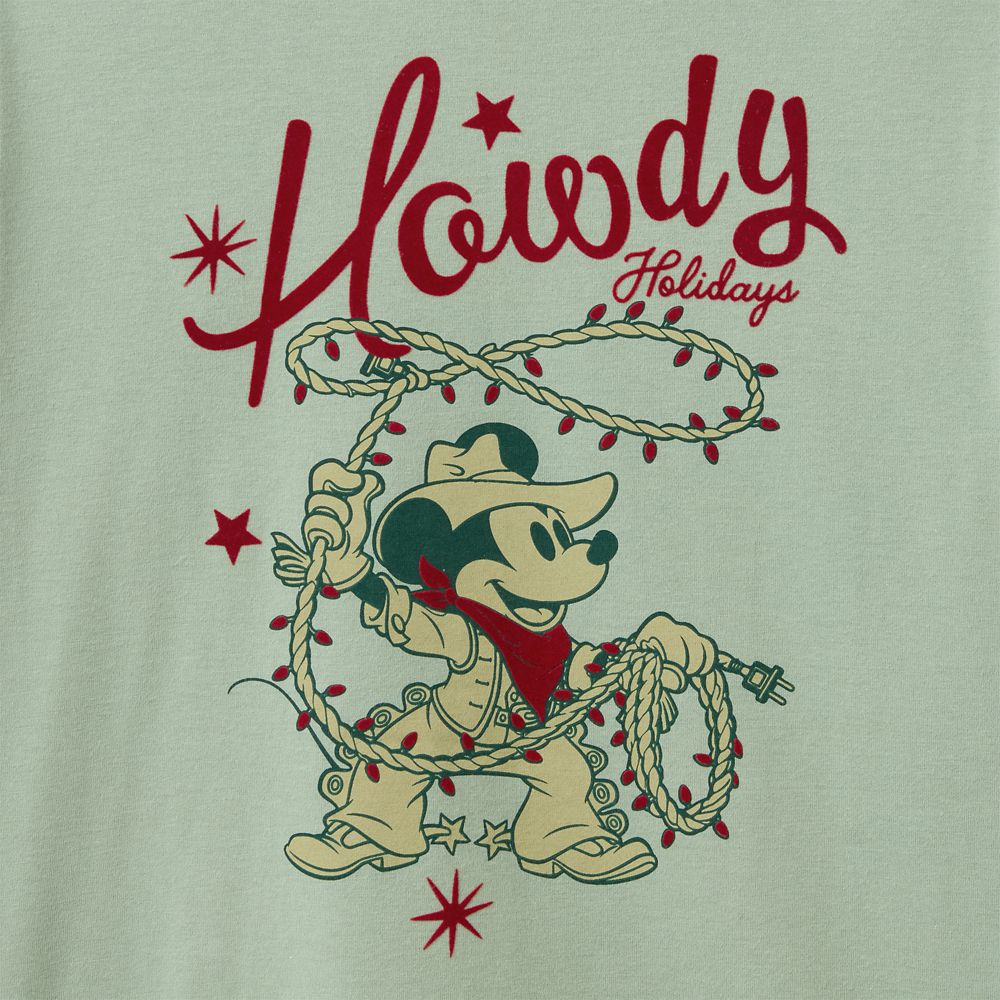 Mickey Mouse ''Howdy Holidays'' T-Shirt for Adults