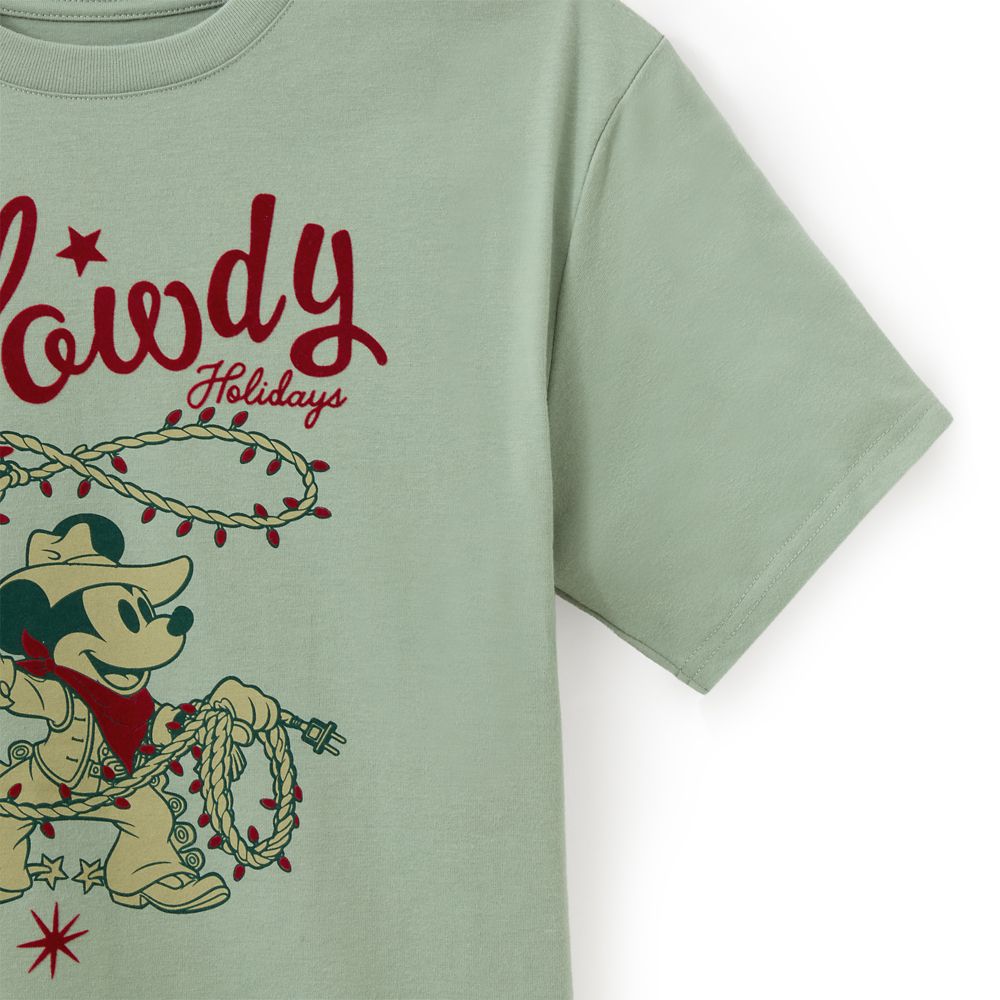 Mickey Mouse ''Howdy Holidays'' T-Shirt for Adults