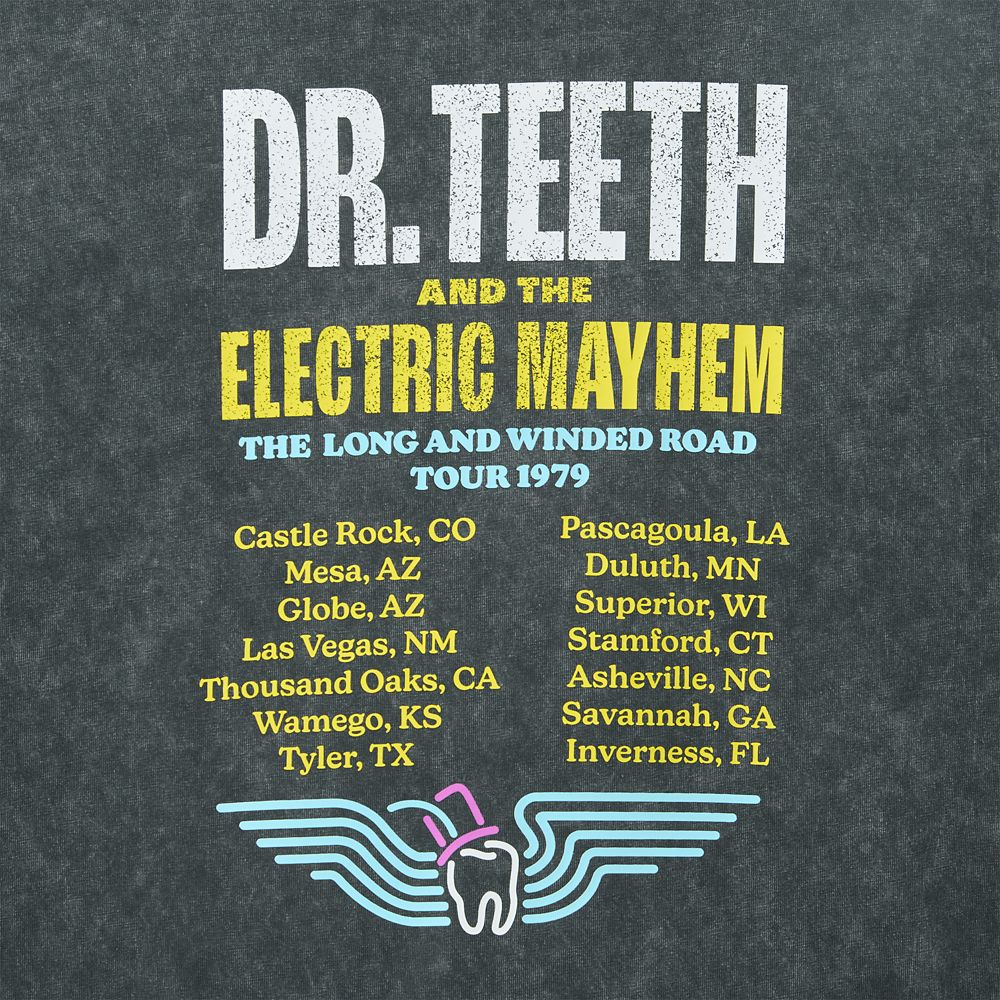 Dr. Teeth and the Electric Mayhem Concert T-Shirt for Adults &ndash; The Muppets