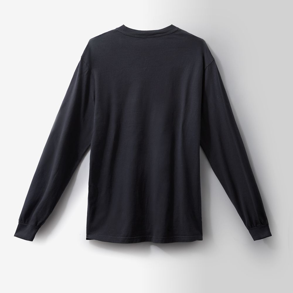 Sorcerer's Apprentice Mickey Disney | Bobby Kim Long Sleeve T-Shirt for Adults &ndash; Fantasia &ndash; Black &ndash; Limited Time Release