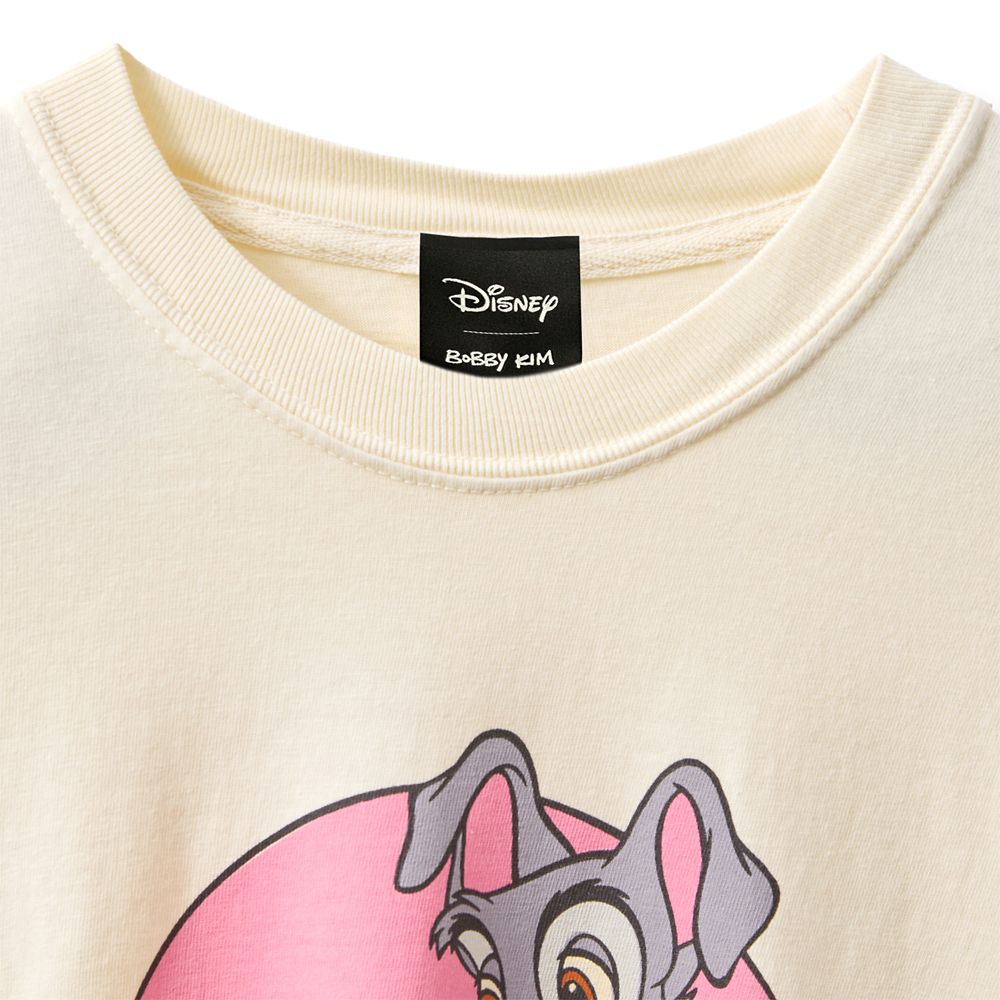 Lady and the Tramp Disney | Bobby Kim T-Shirt for Adults &ndash; Ivory &ndash; Limited Time Release