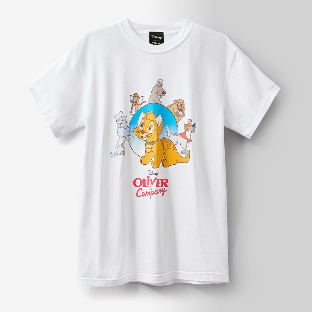 Oliver & Company Disney | Bobby Kim T-Shirt for Adults &ndash; White &ndash; Limited Time Release