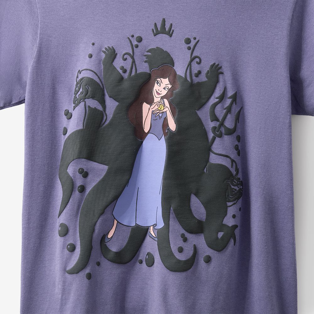 Ursula as Vanessa Disney | Bobby Kim T-Shirt for Adults &ndash; The Little Mermaid &ndash; Purple &ndash; Limited Release
