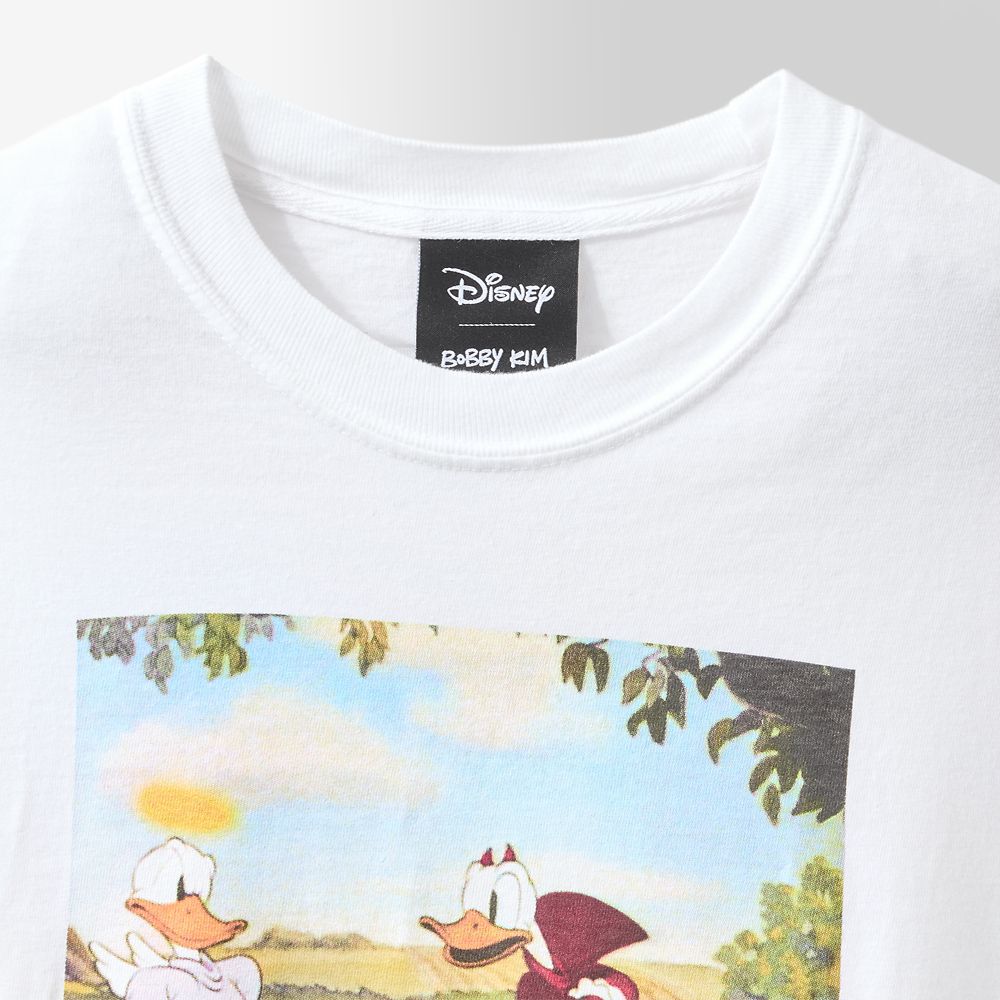 Donald Duck Angel and Devil Disney | Bobby Kim T-Shirt for Adults &ndash; Donald's Better Self &ndash; White &ndash; Limited Release