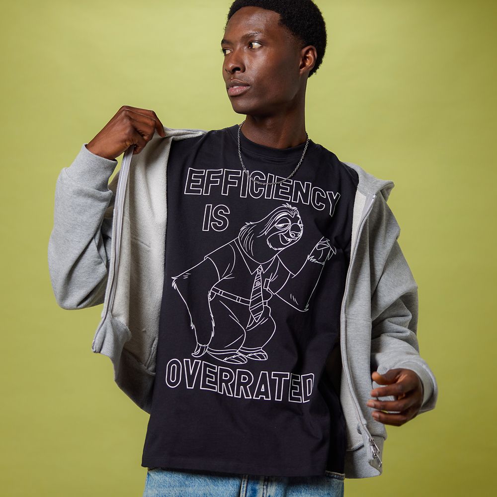 Flash ''Efficiency Is Overrated'' T-Shirt for Adults &ndash; Zootopia