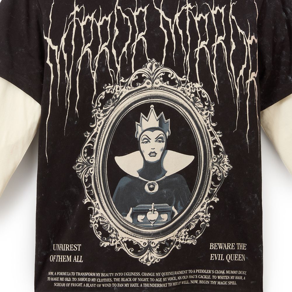 Evil Queen Long Sleeve Fashion T-Shirt for Adults &ndash; Snow White and the Seven Dwarfs