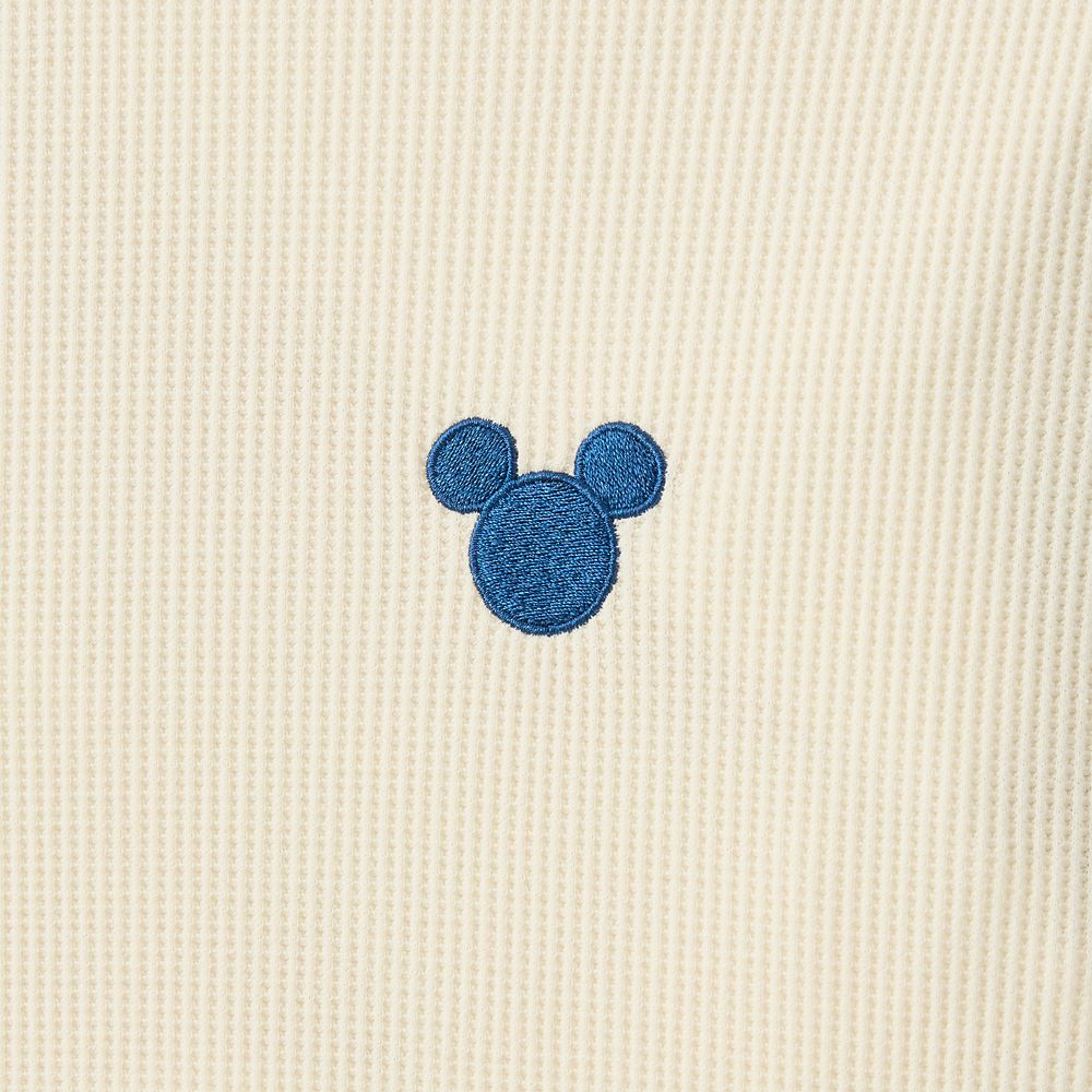 Mickey Mouse Icon Waffle Knit Long Sleeve Top for Adults &ndash; Exclusive