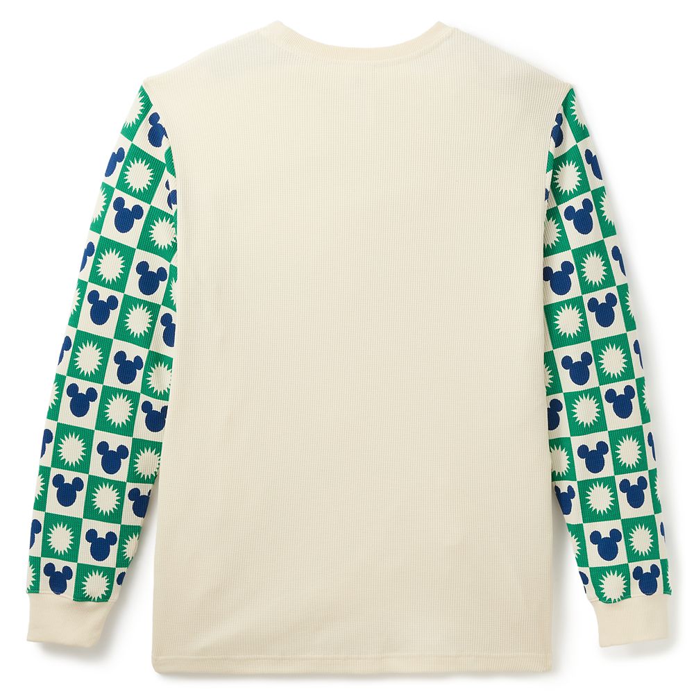 Mickey Mouse Icon Waffle Knit Long Sleeve Top for Adults &ndash; Exclusive