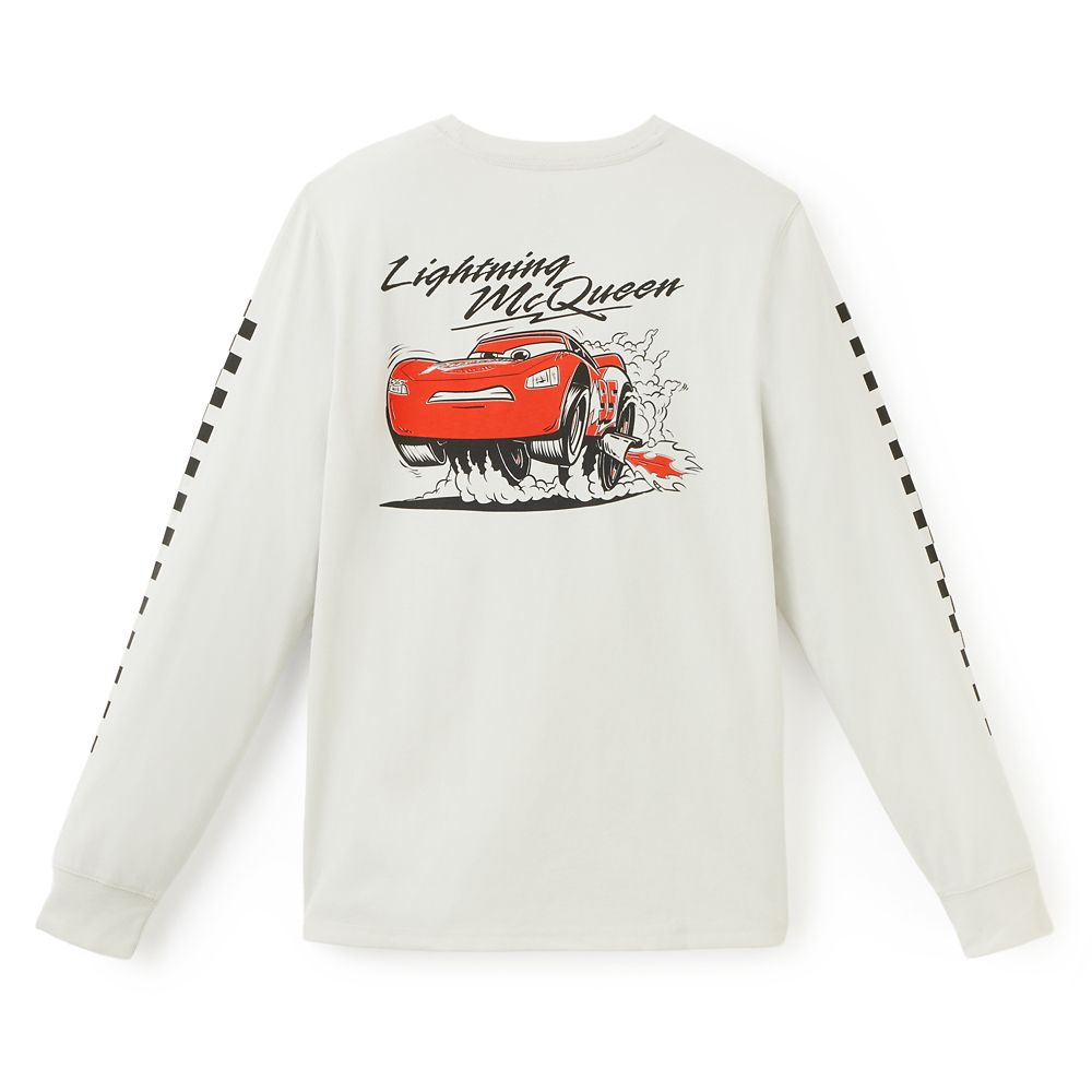 Lightning McQueen Long Sleeve T-Shirt for Adults &ndash; Cars