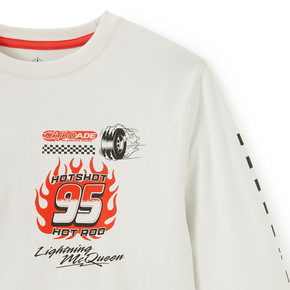 Lightning McQueen Long Sleeve T-Shirt for Adults &ndash; Cars
