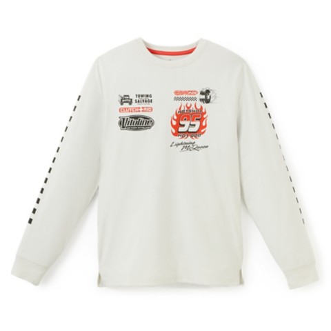 Футболки Disney Lightning McQueen Long Sleeve T-Shirt for Adults – Cars