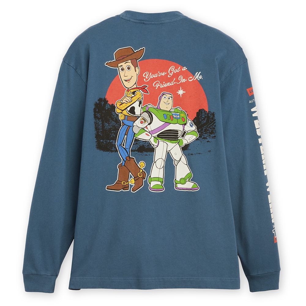 Toy Story Long Sleeve Pocket T-Shirt for Adults by Levis 30th Anniversary Official shopDisney