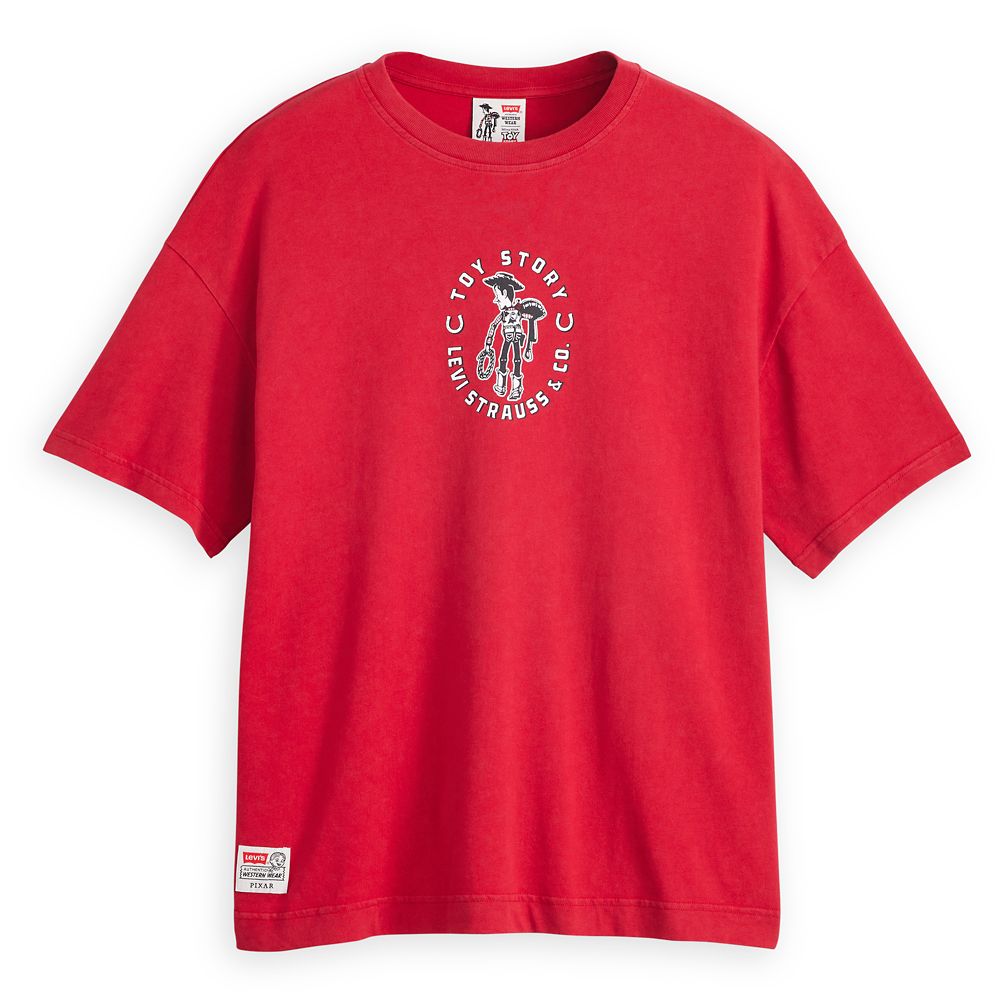 Woody Boxy Red T-Shirt for Adults by Levis Toy Story 30th Anniversary Official shopDisney