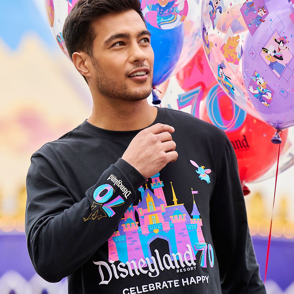 Disneyland Resort 70th Anniversary ''Celebrate Happy'' Long Sleeve