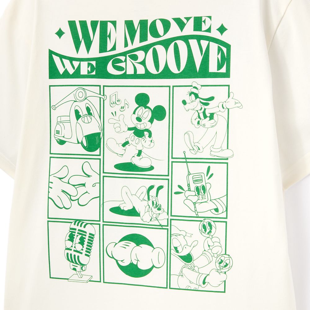 Mickey Mouse and Friends ''We Move We Groove'' T-Shirt for Adults &ndash; Exclusive