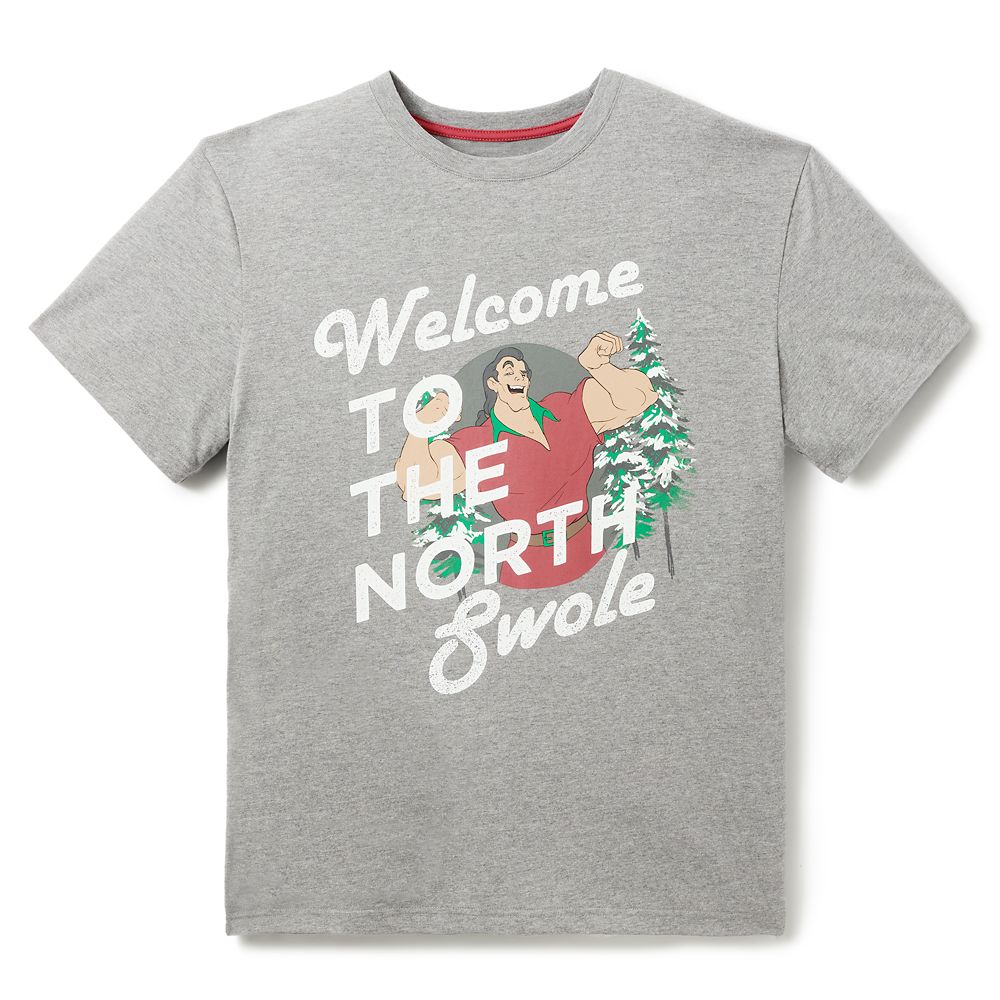 Gaston Holiday T-Shirt for Adults Beauty and the Beast Official shopDisney